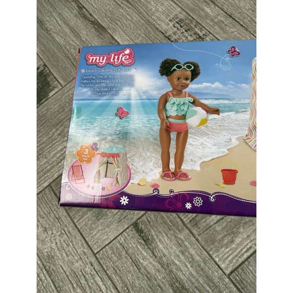 My Life As Beach Cabana Play Set for 18" Dolls American Girl, 3 Pieces - Picture 5 of 5